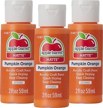 Apple Barrel Acrylic Paint Pumpkin Orange (Pack of 3) 2 oz 20588EA (Pack... - $230.88 MXN