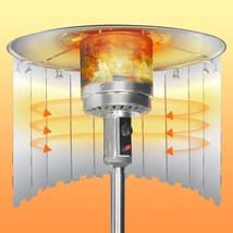 Patio Heater Reflector Shield,(10 Panels)Propane Patio Heaters, Heat Foc... - $37.92