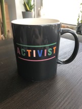 NEW Activist Mug Room Essentials - Black Coffee Tea Cup Mug BIPOC LGBTQ+ - £9.43 GBP