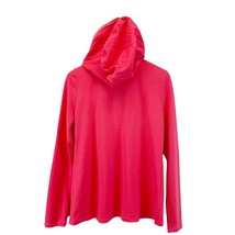 NEW Monoreno Women&#39;s Bohemian Embroidered Hoodie Jacket Coral Full Zip Size S - £19.35 GBP