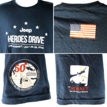 Jeep Apollo 11 USS Hornet Museum 50th Anniversary T-Shirt size Medium Me... - £18.57 GBP