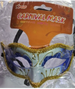 EVERBRIGHT TRADING INC. Carnival Face Mask In Royal Blue one Size fit All - $11.13 CAD