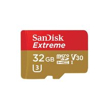 Sandisk Extreme - Flash Memory Card - 32 GB - Microsdhc UHS-I - Gold, Red - £20.56 GBP