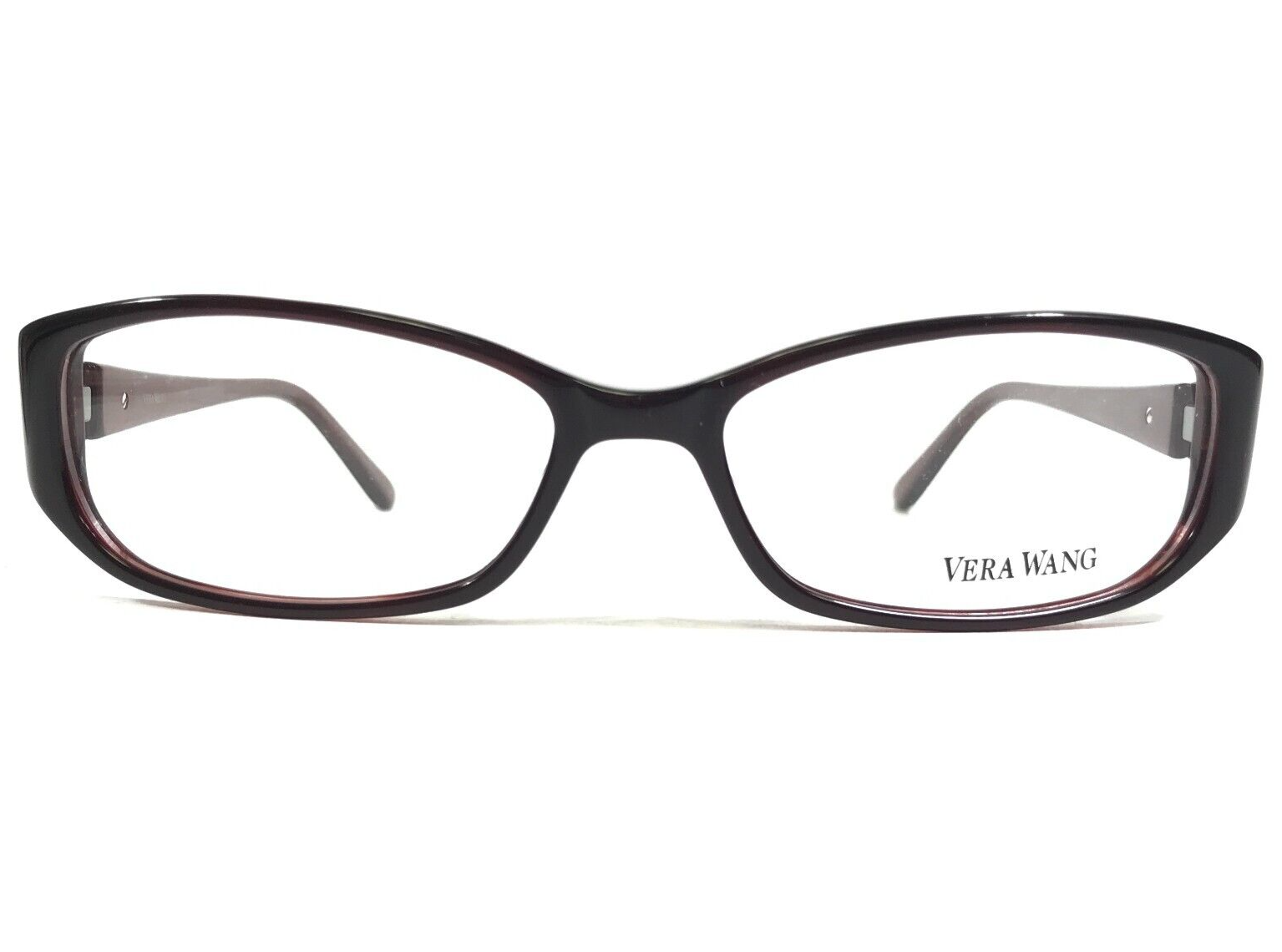 Vera Wang Eyeglasses Frames V094 BU Red Rectangular Full Rim 53-15-137 - £41.79 GBP