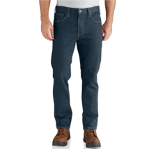 Carhartt Straight Slim Fit Rugged Flex Jeans Mens Size 34x36 Dark Wash D... - £22.46 GBP