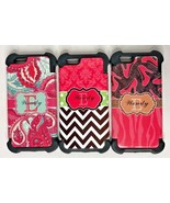 Set of 3 Monogrammed Protective iPhone 6/6S Phone Cases Wendy E Shoes Pa... - €14,29 EUR