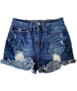 So Womens Vintage Stretch Curvy Mom Short Kohls Cut-Off Shorts Blue Juni... - $225.61 MXN
