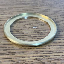 Brass replacement Plain Rimmed Ring For kerosene oil lamp Out 2-1/8” In ... - $7.83