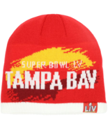 NFL Super Bowl LV Youth Knit Beanie - Red  Tampa Bay Hat - £9.23 GBP