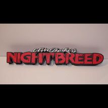 Nightbreed 3D Logo Sign  Clive Barker Dark Fantasy Memorabilia - $24.99