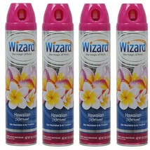 (Lot 4) ~ Air Freshener Spray Scent Hawaiian Retreat Eliminates Odors 10 Oz Each - £19.75 GBP