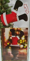 Mr. Christmas Animated Santa Claus Kicking Legs Tree Decor Motion activated NEW - £27.05 GBP