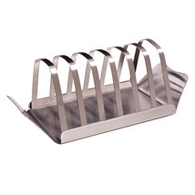Appetito Stainless Steel Toast Rack with Tray - £27.65 GBP