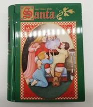 Story Time With Santa Claus Collectible Holiday Christmas Tin w/ Lid - $15.87