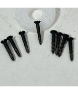 Set 8 Singer OEM Sewing Machine Treadle Drawer Slotted Screws to Wooden Top - $12.99