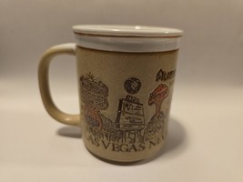 LAS VEGAS NEVADA-Coffee Cup Mug Hotels Souvenir Aladdin Sahara Stardust ... - $9.96