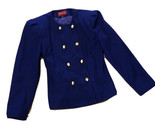 Vintage Sasson Foncé Violet Profond Blazer Double Boutonnage Taille Vest... - $22.08