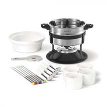 Starfrit - 3-in-1 Fondue Set with Magnetic Fork Guide, 1.6 Liter Capacity, 19 Pi - £55.13 GBP