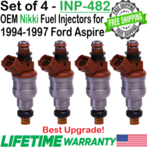 Genuine Nikki set4 Best Upgrade Fuel Injectors for 1994-1997 Ford Aspire... - $138.59