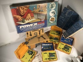 Vintage PowerMite Ideal Toy Workshop Play Set Original Box Extra Tools RARE - £601.42 GBP