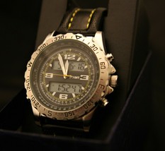 New-in-box Stauer rugged men&#39;s quartz Centurion Hybrid analog digital wristwatch - £73.80 GBP