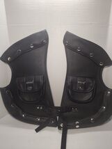 Aufer Black Motorcycle Leg Warmers Wind/Rain Protection, Fits Harley Tou... - $39.57