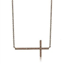 3W1131 - IP Coffee light Brass Chain Pendant with AAA Grade CZ  in Light Coffee - $822.35 MXN