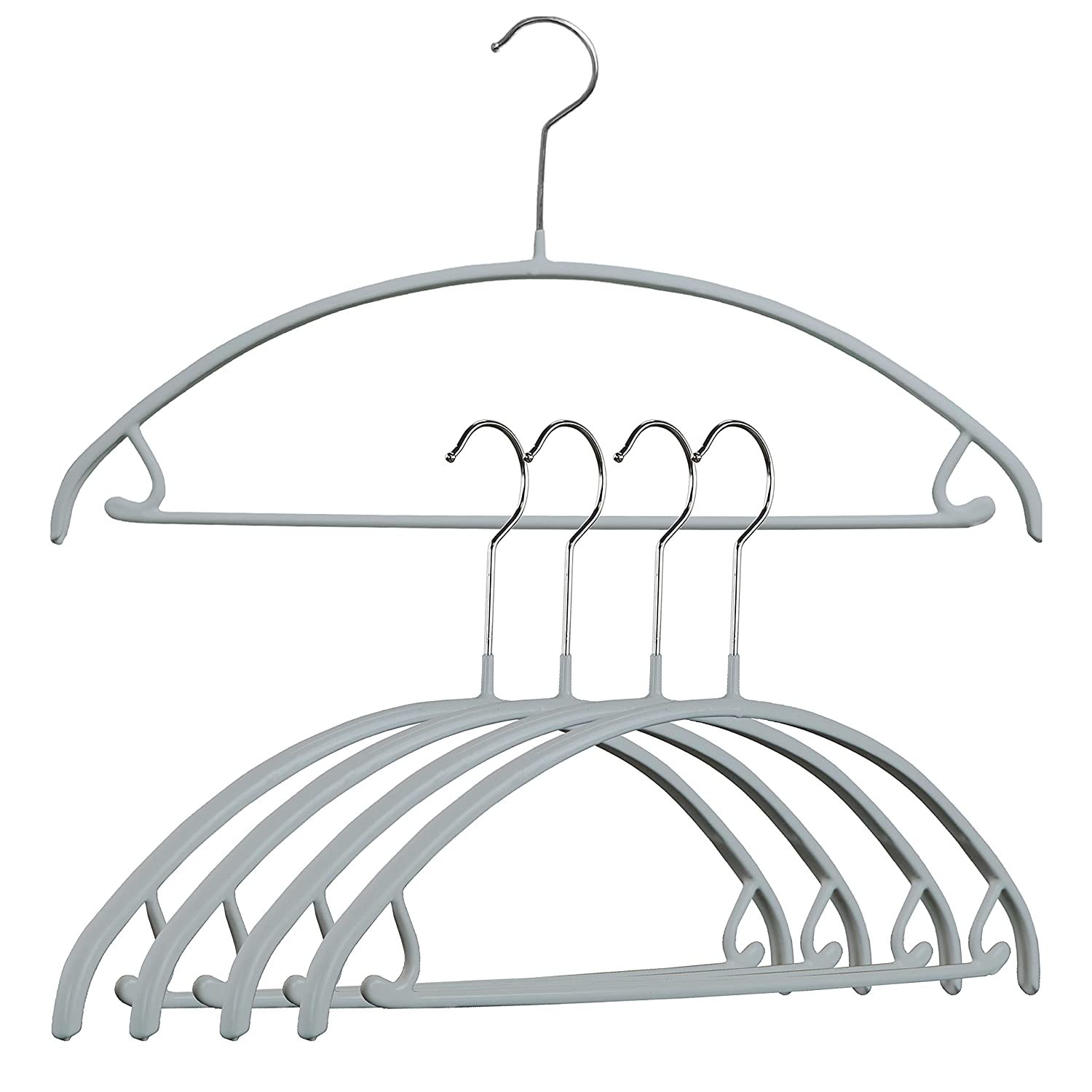 Primary image for Euro Series Light Thin Non-Slip Space-Saving Clothes Hanger With Bar And Hooks S