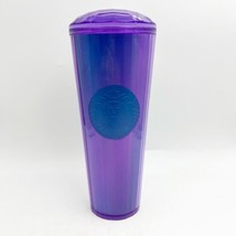 Starbucks Venti 2022 Purple Kaleidoscope Dome Tumbler Cold Cup 24oz NO S... - £15.92 GBP