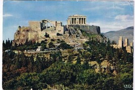 Greece Postcard Athens View Of The Acropolis - £1.74 GBP