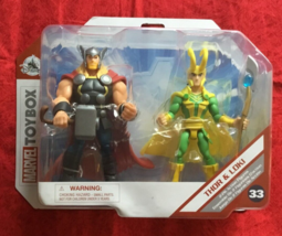 Disney Marvel Toybox Thor &amp; Loki 6&quot; Action Figures Set #33 New Sealed Package - £25.35 GBP