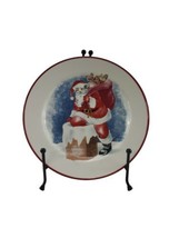 St. Nicholas Square Christmas Traditions Santa Claus 11 Inch Dinner Plate  - £12.21 GBP