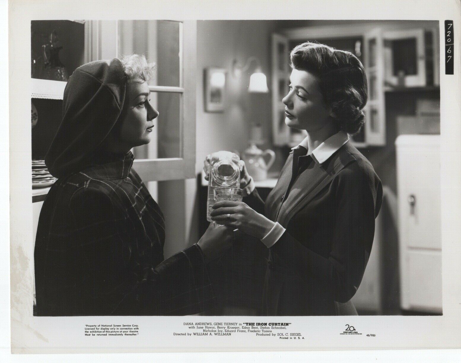 Primary image for GENE TIERNEY June Havoc THE IRON CURTAIN - PROMOTIONAL STILL Original PHOTO