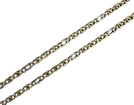 Unisex Chain 18kt Yellow and White Gold 409874 - £563.44 GBP