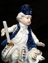 Antique Porcelaine Figurine Porcelaine Fine : Woodcutter. Marquée - £66.88 GBP