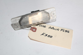 2006-08 INFINITI FX35 AWD REAR TRUNKLID TAIL GATE LICENSE PLATE LIGHT K387 K388 image 7