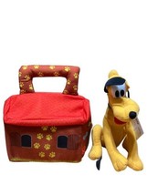 Disney Pluto Plush And Dog House by Toy Factory Stuffed Animal - £12.27 GBP