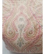 HTF Vintage Lauren Ralph Lauren Gold Red Paisley Queen Comforter Green Tag - $2,614.03 MXN
