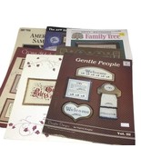 Counted Cross Stitch Family Tree Quotes Alphabet America Holidays Amish ... - $12.82