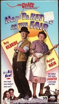 Ma and Pa Kettle At The Fair VHS Marjorie Main Percy Kilbride B&amp;W - £1.56 GBP