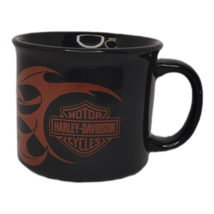 2004 Harley Davidson Coffee Mug Cup Black Ceramic - $13.85