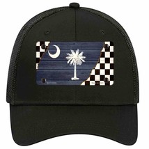 South Carolina Racing Flag Novelty Black Mesh License Plate Hat Tag - £22.79 GBP