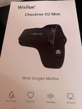 Wellue Wearpulse Checkme O2 Max Continuous Wrist Pulse Oximeter – Black - $77.42