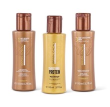 Cadiveu Brasil Cacau Smoothing Protein =330ml=(3x 110ml ) KIT Hair Straightening - £60.78 GBP