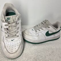 Nike Force 1 Low EasyOn Shoes Size 13.5C White Malachite Green FN0237-103 - $24.74
