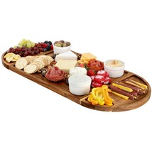MegaChef 3 Piece Acacia Wood Cutting Board with Maganitized Serving Boar... - $108.49