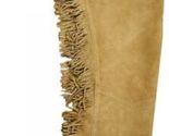 Western Show Chaps Tan Large with Silver Concho back - £56.25 GBP