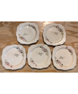 Vintage Papoco Dinner Plates Pink Floral Pattern Circa 1930 By Paden Cit... - $20.28 CAD