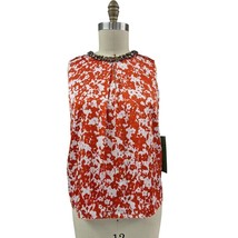 NWT Jones New York Collection Sample Orange dress Tank  Rhinestone Colla... - £38.73 GBP