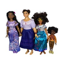 Disney Encanto Doll Set Mirabel Isabela Luisa Antonio Madrigal Exclusive 4 Pack - £35.26 GBP